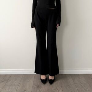 Talula Babaton black flared wide leg trousers